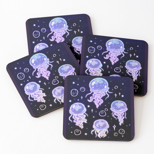 Item preview, Galaxy Moon Jellies designed and sold by heysoleilart.