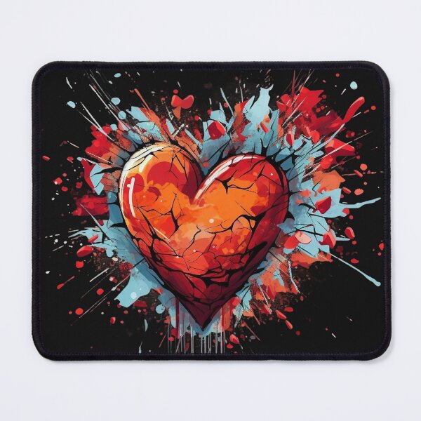 Item preview, Broken Heart Art designed and sold by Obsidian Ink by Wilshire.