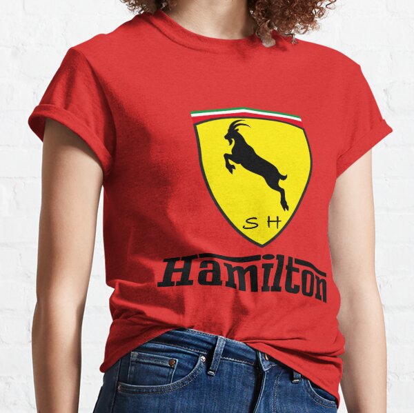 Vista previa del artículo con la obra «Lewis "la cabra" Hamilton», diseñado y vendido por pcontasti.