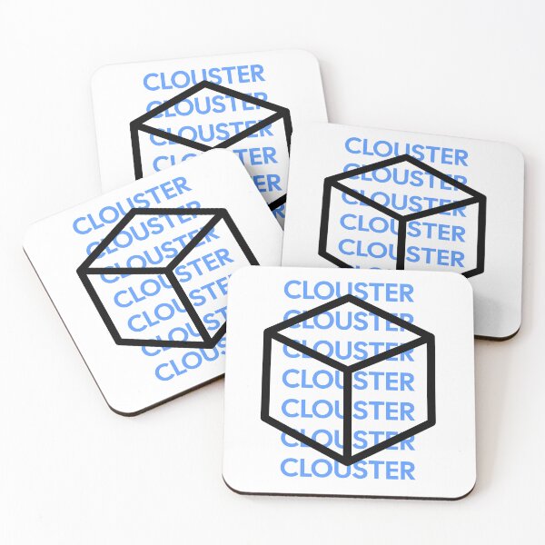 Item preview, CLOUSTER Cube Blue designed and sold by clouster-studio.