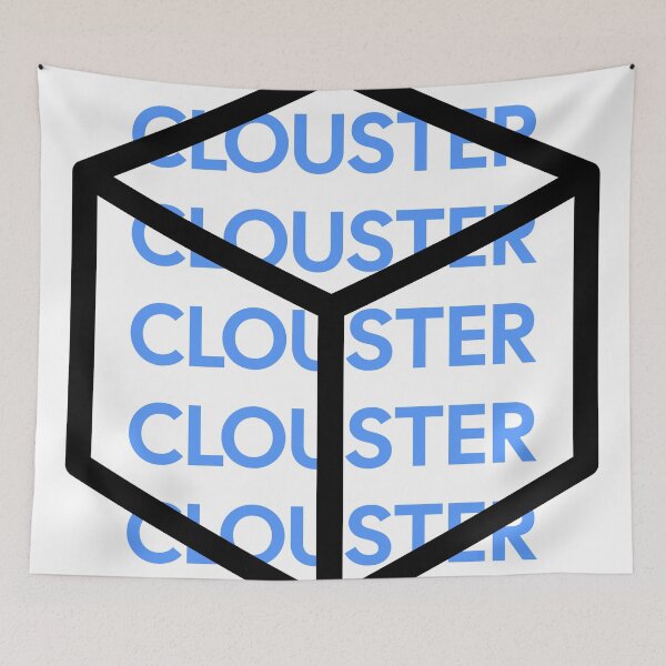 Item preview, CLOUSTER Cube Blue designed and sold by clouster-studio.