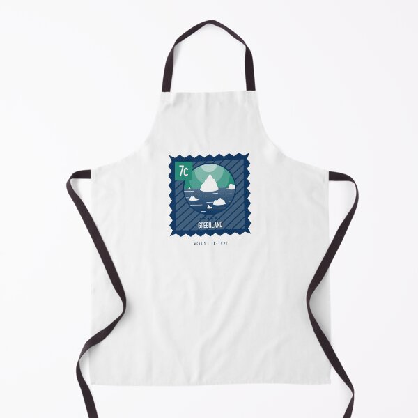 Item preview, Square Stamp Greenland Icebergs - Hello : A-Luu Kalaallit Nunaat designed and sold by GraTEEtude.
