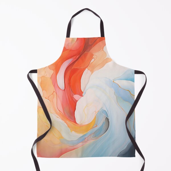 Item preview, Fire & Ice, Blood & Water - Abstract Painterly Artwork designed and sold by pooshda.
