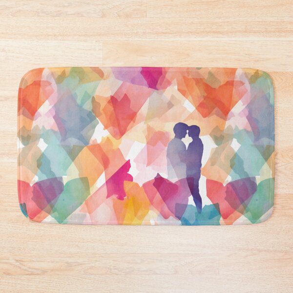 Item preview, Watercolour Rainbow Kaleidoscope and Gay Couple designed and sold by AgathaZolastore.
