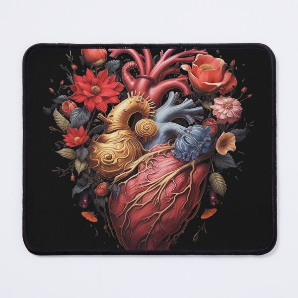 Item preview, Heart & Flowers designed and sold by Obsidian Ink by Wilshire.