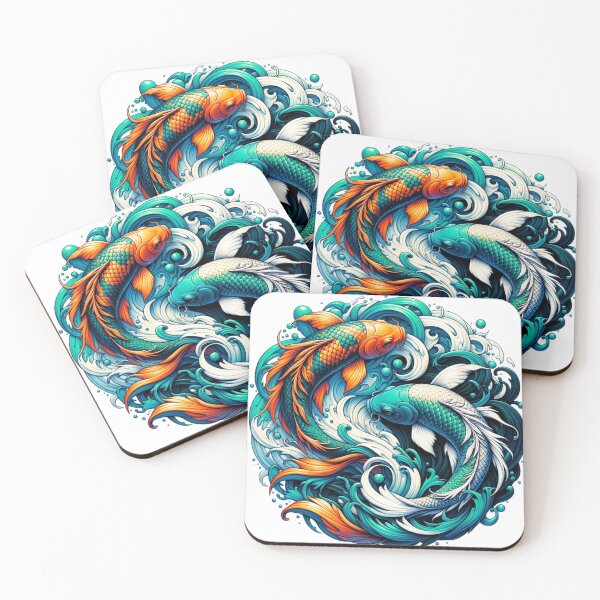 Item preview, Yin Yang Koi Dance designed and sold by HomeAndHope.