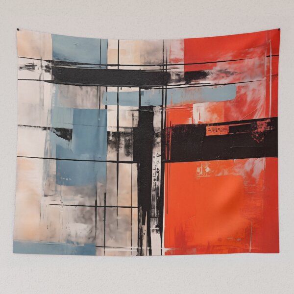 Item preview, Color Constructs - Abstract Expressionist Art Print designed and sold by pooshda.