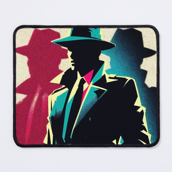 Item preview, Private Detective Figure [neo noir, neon] designed and sold by RESToRAPTOR.