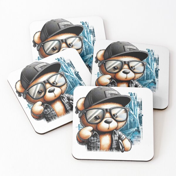 Item preview, Bear in the city in urban style designed and sold by moni0490.