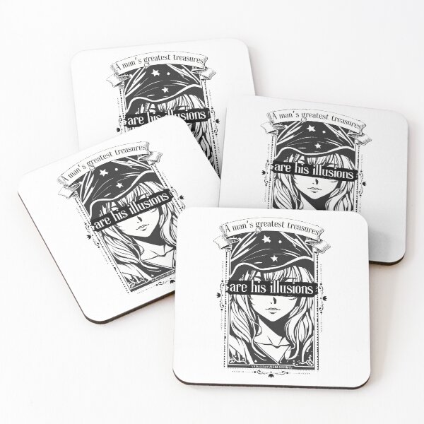 Item preview, A Man's Greatest Treasures 4K Anime Stamp Black and White Manga Art Premium Anime Girl Illustration designed and sold by L-A-Legacy.
