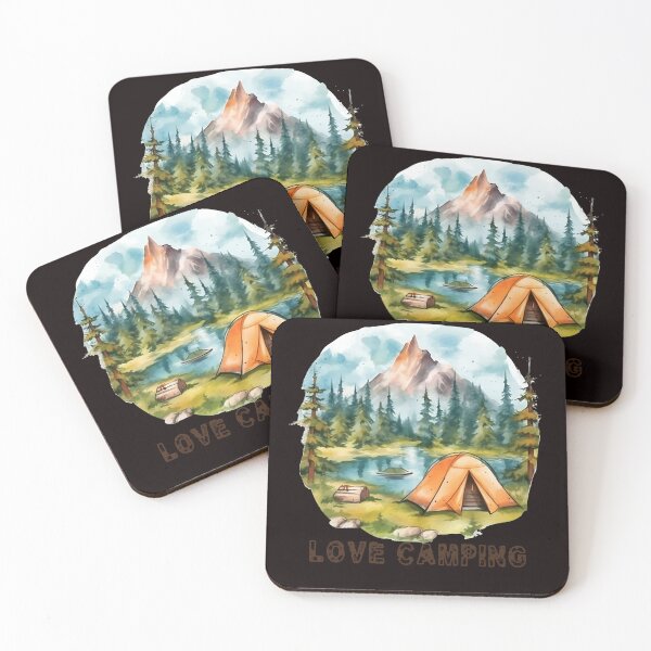 Item preview, Love camping, hike designed and sold by Miluna1104.
