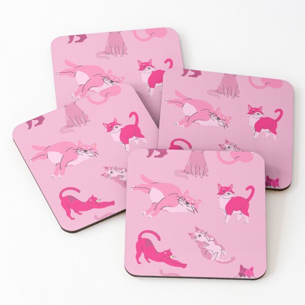 Item preview, pink cats designed and sold by Alleyy81.