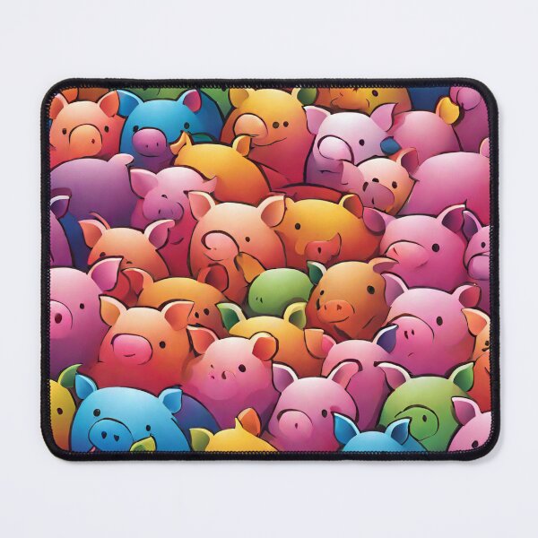 Item preview, Colourful piggies designed and sold by Andykinoz.