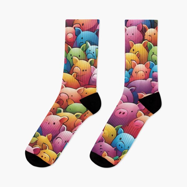 Item preview, Colourful piggies designed and sold by Andykinoz.