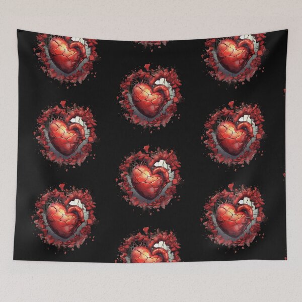 Item preview, Broken Heart Art designed and sold by Obsidian Ink by Wilshire.