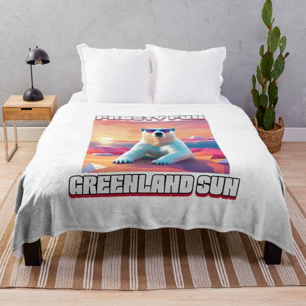 Item preview, Frosty Fun Greenland Sun Polar Bear Wearing Sunglasses designed and sold by GraTEEtude.