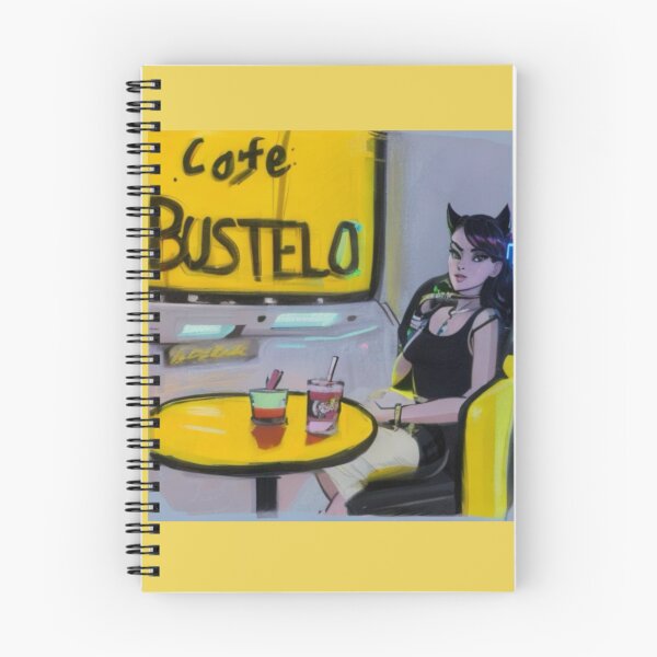 Item preview, Cat Woman in Cafe Bustelo designed and sold by bipolarvirgoart.