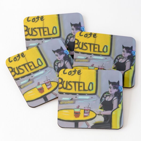 Item preview, Cat Woman in Cafe Bustelo designed and sold by bipolarvirgoart.