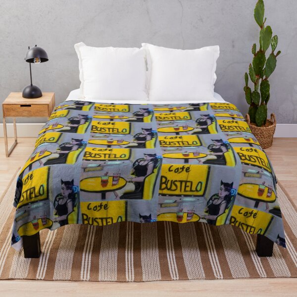 Item preview, Cat Woman in Cafe Bustelo designed and sold by bipolarvirgoart.