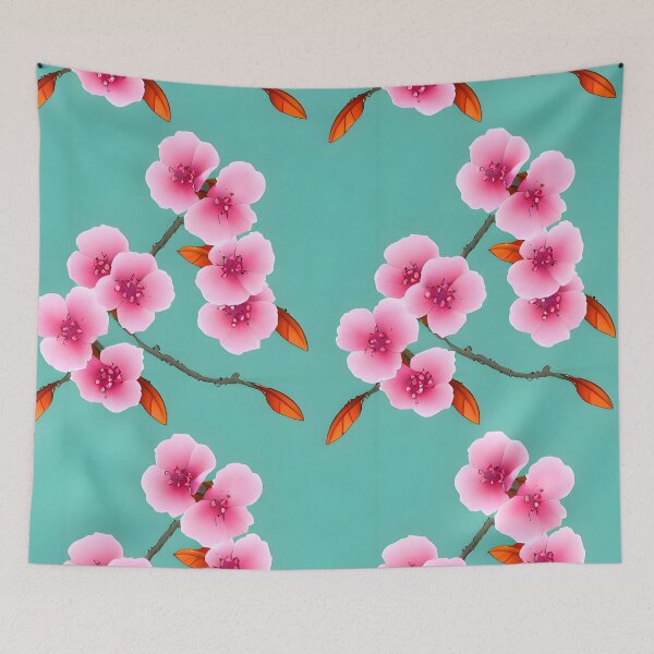 Item preview, Cherry Blossom Japanese Pattern designed and sold by WANBASTEN.