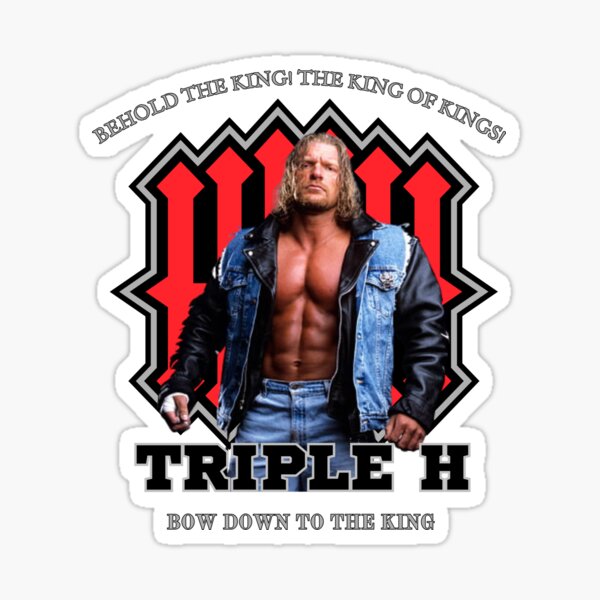 Wwe Triple H Stickers for Sale | Redbubble