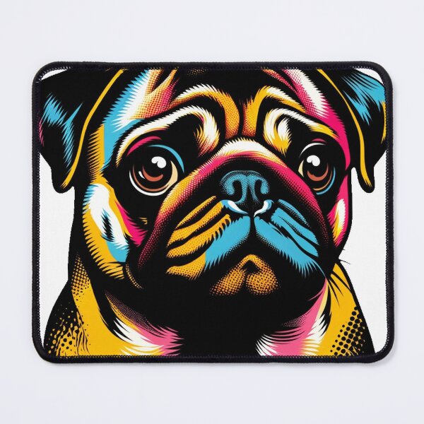 Item preview, Pug Pop Art - A Spectrum of Expression designed and sold by hiddenlayers.
