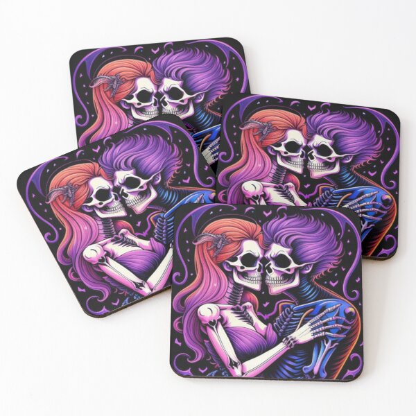 Item preview, Gothic Skeleton Lovers  designed and sold by TheDarkWardrobe.