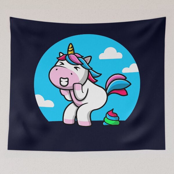 Item preview, Unicorn rainbow poop designed and sold by messy-nessie.
