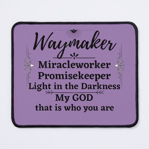 Item preview, Way-Maker my God designed and sold by Tripp Art Studio.