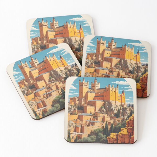 Item preview, Alcazar of Segovia Spain Tourism Vintage Poster designed and sold by TravelersGems.