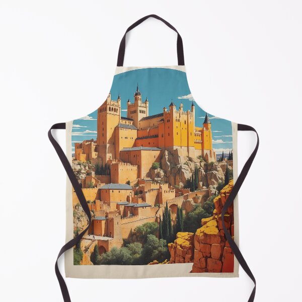 Item preview, Alcazar of Segovia Spain Tourism Vintage Poster designed and sold by TravelersGems.