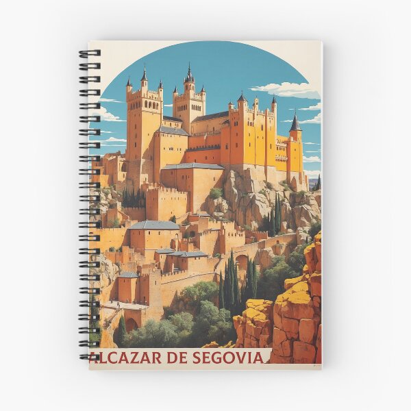 Item preview, Alcazar of Segovia Spain Tourism Vintage Poster designed and sold by TravelersGems.
