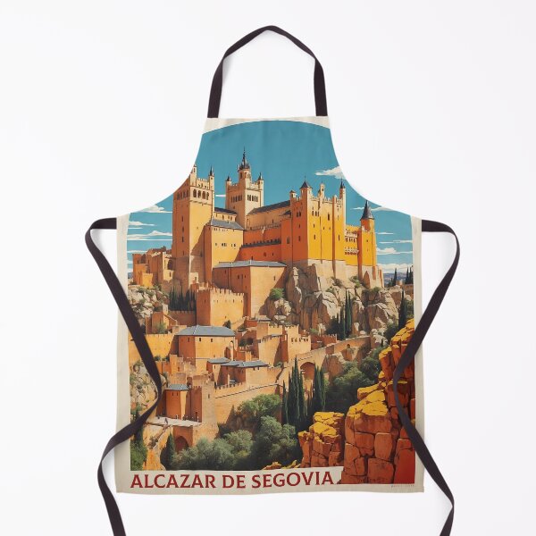 Item preview, Alcazar of Segovia Spain Tourism Vintage Poster designed and sold by TravelersGems.