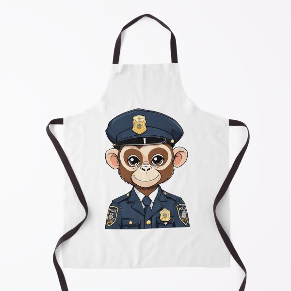 Item preview, Police Monkey Classic designed and sold by Majestic Paws.