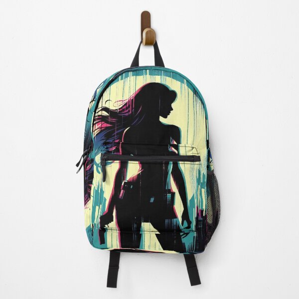 Item preview, Spy Girl Silhouette [neo noir, neon] designed and sold by RESToRAPTOR.