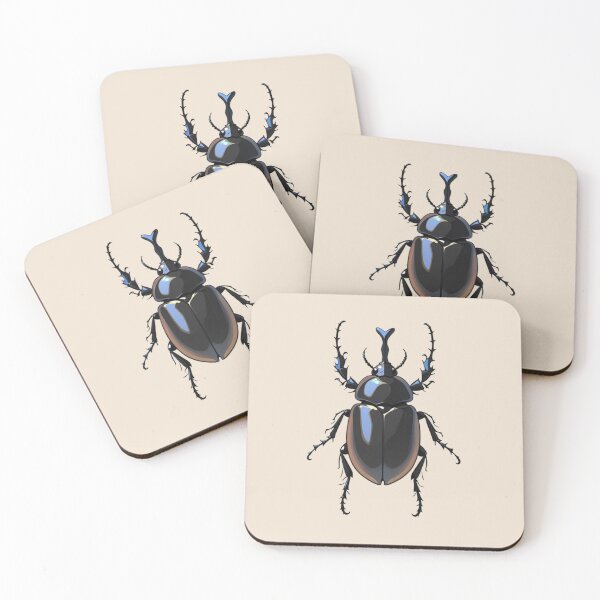 Item preview, Black Rhinoceros beetle designed and sold by Atlantico54.
