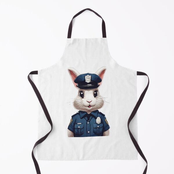 Item preview, Police Rabbit Classic designed and sold by Majestic Paws.