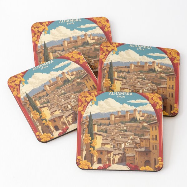 Item preview, Alhambra Pamplona Spain Tourism Vintage Poster 2 designed and sold by TravelersGems.