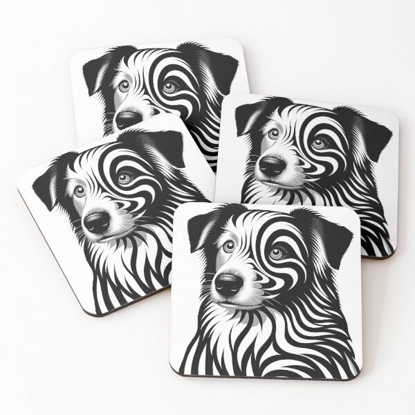Item preview, Border Collie Vortex - Op Art Intrigue designed and sold by hiddenlayers.