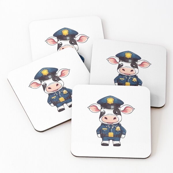 Item preview, Police Cow Classic designed and sold by Majestic Paws.