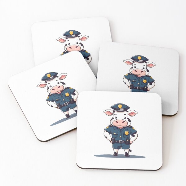 Item preview, Police Cow Classic designed and sold by Majestic Paws.