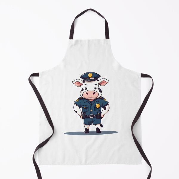 Item preview, Police Cow Classic designed and sold by Majestic Paws.