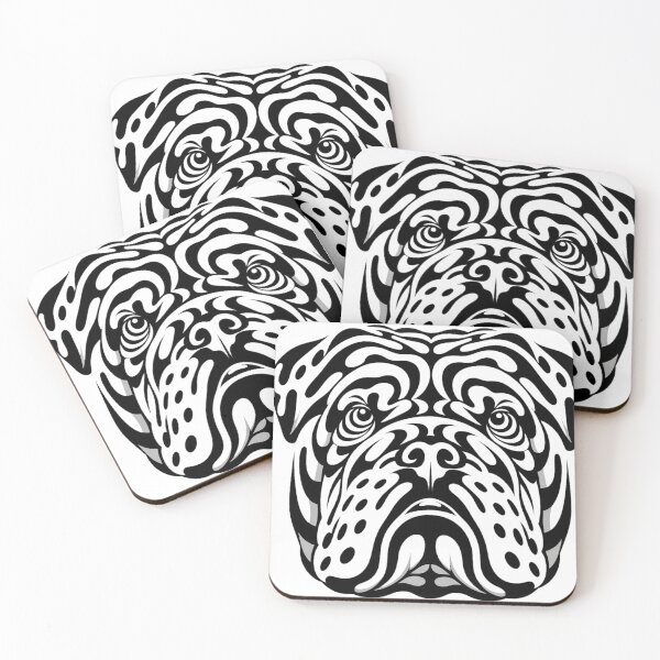 Item preview, Bulldog Illusion - Op Art Mystique designed and sold by hiddenlayers.