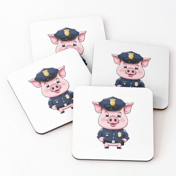 Item preview, Police Pig Classic designed and sold by Majestic Paws.