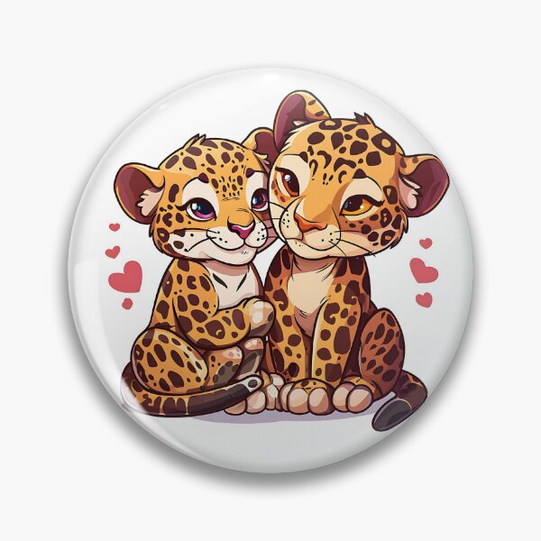 Item preview, Adorable Jaguar expressing love! designed and sold by fribabywonder.