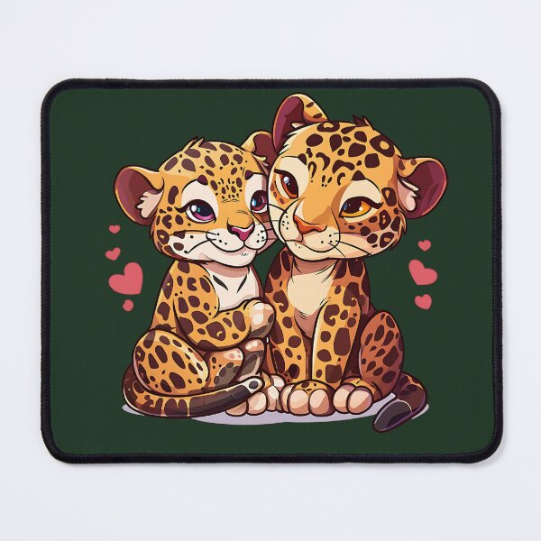 Item preview, Adorable Jaguar expressing love! designed and sold by fribabywonder.