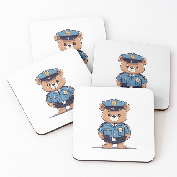 Item preview, Police Bear Classic designed and sold by Majestic Paws.