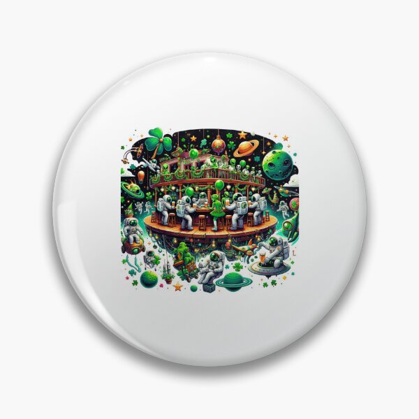 Item preview, Galactic St. Paddy's Day Space Celebration designed and sold by creativechaster.