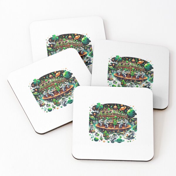 Item preview, Galactic St. Paddy's Day Space Celebration designed and sold by creativechaster.