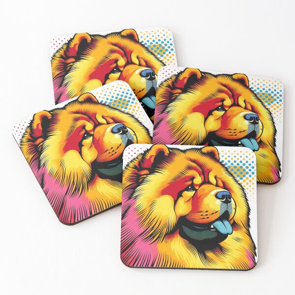 Item preview, Chow Chow Color Pop - Retro Art Fusion designed and sold by hiddenlayers.